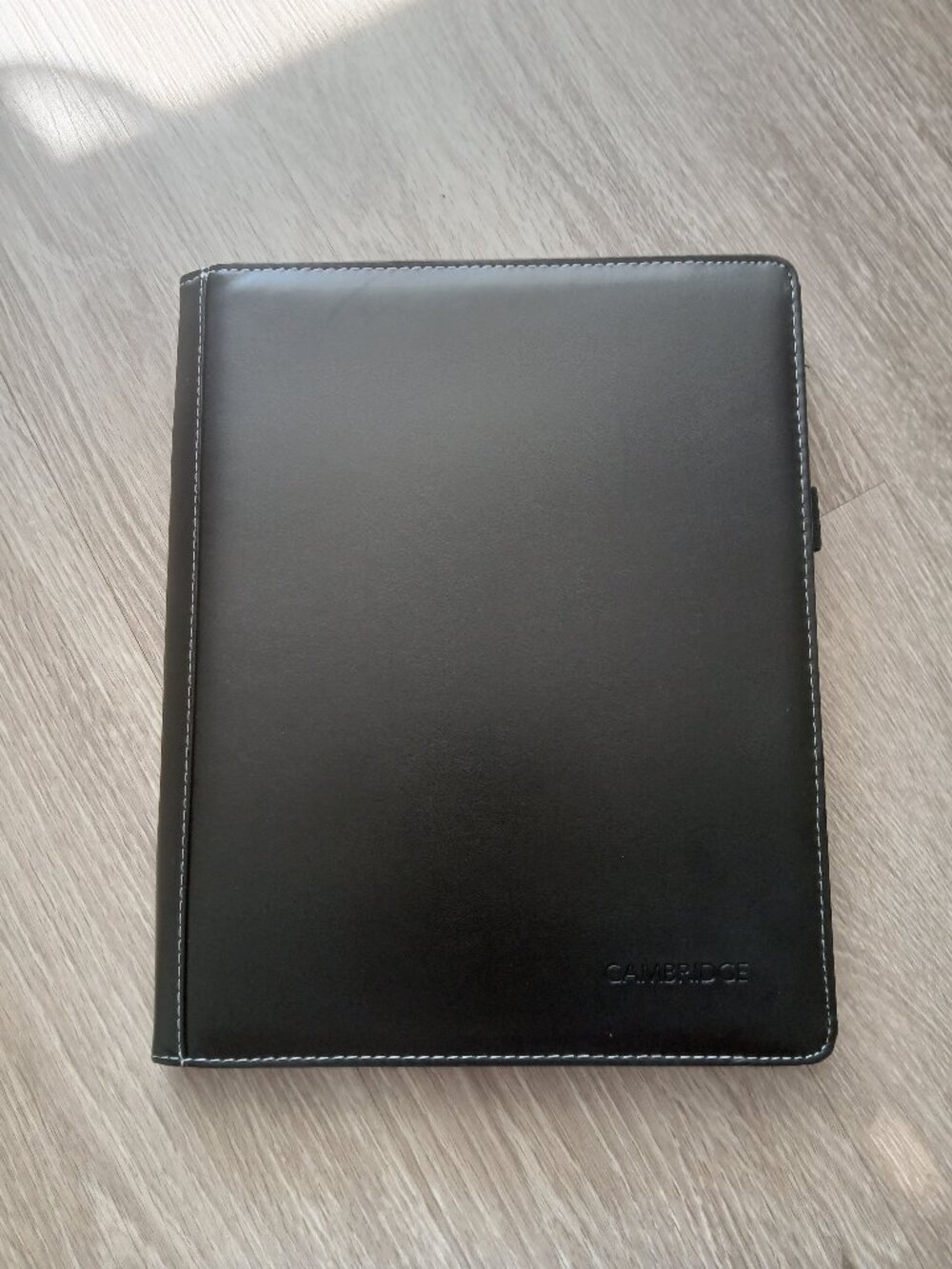 NWOT CAMBRIDGE BLACK PROFESSIONAL NOTEBOOK PADFOLIO